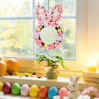 14.17in Easter Wreath, Lighted Bunny Wreaths for Front Door, alternate view 6