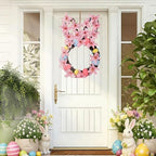 14.17in Easter Wreath, Lighted Bunny Wreaths for Front Door, alternate view 7
