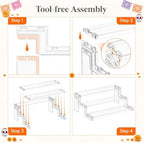 14′′ Display Riser, Dia De Muertos Altar Ofrenda Decorations, 1 Pcs in Clear, alternate view 4