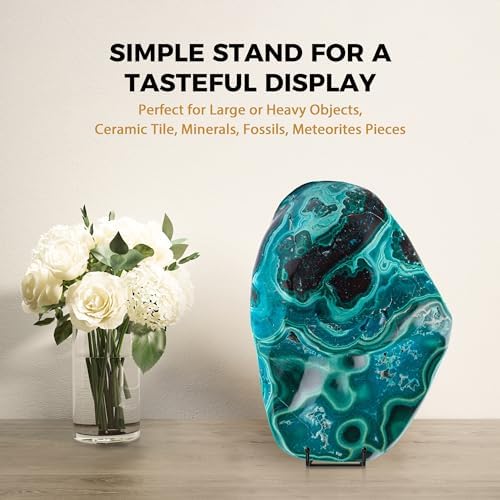 14 Inch Heavy Duty Plate Stand (2 Pack) - Metal Display Easel for Large Plates, Platters, Picture Frames, Signs, alternate