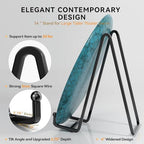 14 Inch Heavy Duty Plate Stand (2 Pack) - Metal Display Easel for Large Plates, Platters, Picture Frames, alternate view 3