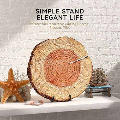 14 Inch Heavy Duty Plate Stand (2 Pack) - Metal Display Easel for Large Plates, Platters, Picture Frames, alternate view 7