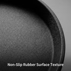 14-Inch Round Non-Slip Serving Tray Set - 4Pack Rubber Surface Drink & Meal Carrier for Home, Café & Catering, alternate view