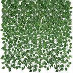 14 Pack 98ft Artificial Ivy Greenery Garland, Fake Vines Hanging Plants Backdrop for Room Bedroom Wall Decor