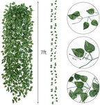 14 Pack 98ft Artificial Ivy Greenery Garland, Fake Vines Hanging Plants Backdrop for Room Bedroom Wall Decor, alternate view