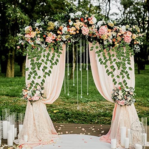 14 Pack 98ft Artificial Ivy Greenery Garland, Fake Vines Hanging Plants Backdrop for Room Bedroom Wall Decor, alternate view