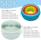14 Pieces Display Stands for Pyrex Round Bowls, Bowl Display Stands for Pyrex Bowls, Cabinet Organizer Bowls, alternate view