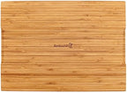 14"x9.8" Bamboo Paddle Skewers Holder Food Display Stand w/ 90 Holes, Perfect for Catered Events, Restaurants, alternate view