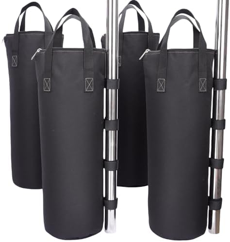 140 LBS Zipper Top Sand Bags for Canopy Legs (Without Sand)-Canopy Weights