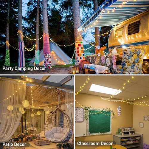 147ft 300 LED 8 Modes Globe String Lights Outdoor Waterproof with Remote, alternate view 6