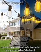 148ft-Solar-Powered-Lights-Outdoor-Waterproof-String, alternate view 3