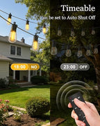 148ft-Solar-Powered-Lights-Outdoor-Waterproof-String, alternate view 5