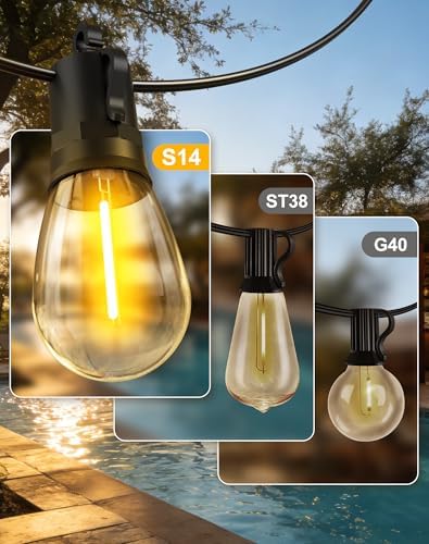 148ft-Solar-Powered-Lights-Outdoor-Waterproof-String, alternate view 7