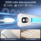 14inch Under Cabinet Lighting Wireless Motion Sensor Light Indoor in Silver and white, alternate view 3