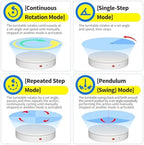 15.8In Remote Large Motorized electric turntable Rotating platform Photography Turntable Motorized lazy susan, alternate view