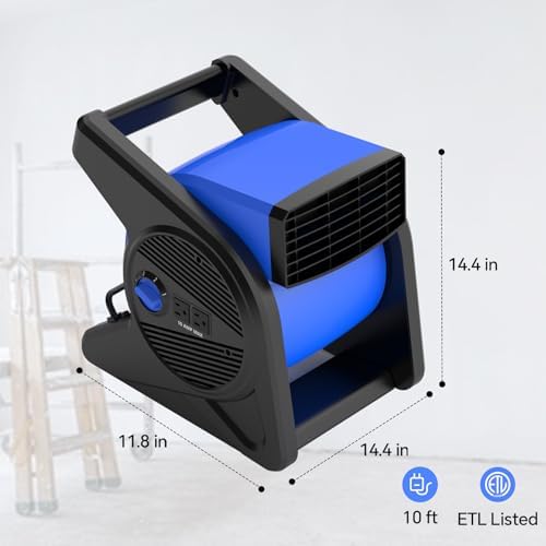 15" High Velocity Blower Fan, for Work Shop Garage Gym Jobsite, alternate view 2
