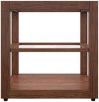 15 in. Dark Wood Countertop Open Back Dry Bakery Display Case, Pastry, Cake and Bread Display with Tempered, alternate view 7