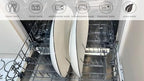 15" Large Serving Platter - Oval Large Serving Tray, Ceramic Serving Dish, White Platters for Serving Food, alternate view 6