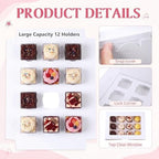15 Pack Dessert Shooter Box with Window, 12 Count 5 oz, White in 12 Count 5 oz in White, alternate view 5