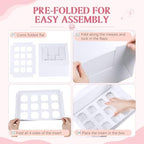 15 Pack Dessert Shooter Box with Window, 12 Count 5 oz, White in 12 Count 5 oz in White, alternate view 6