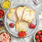 15 Pack Disposable Pizza Pans 12IN, Oven Safe, Aluminium Foil Serving Platters/Trays for Parties, Silver, alternate view 4