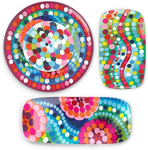 15" Round Platter - Melamine Platters and Serving Ware - Plate, Dish, Serving, Collection - Bindi in 15" Round, alternate