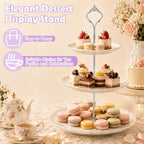 15 Sets 3 Tiered Cake Stand Hardware Kit, Heavy Duty in Silver, alternate view 5