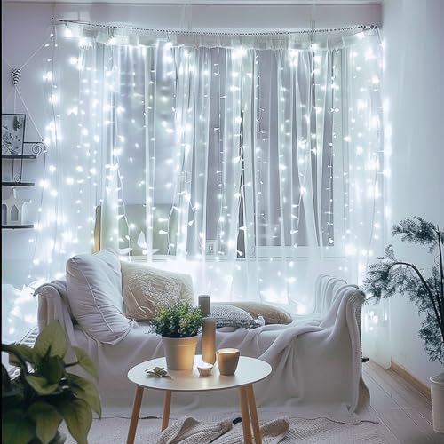 150 LED Connectable White Christmas Lights Indoor for Bedroom, alternate view 2