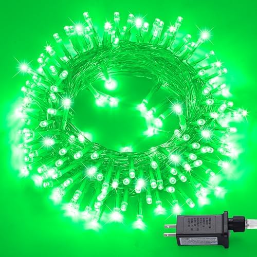 150 LED Green Christmas Lights Indoor, Green Lights for Halloween