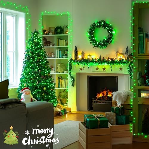 150 LED Green Christmas Lights Indoor, Green Lights for Halloween, alternate view 5