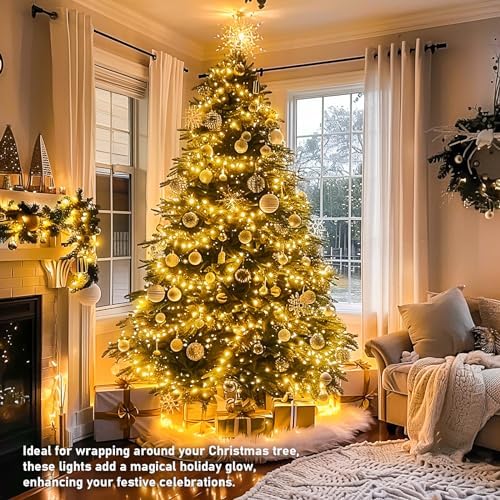 150 LED String Lights for Bedroom, Classroom Lights Plug in, alternate view 3