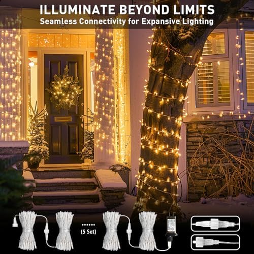 150 LED String Lights for Bedroom, Classroom Lights Plug in, alternate view 4