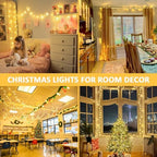 150 LED String Lights for Bedroom, Classroom Lights Plug in, alternate view 6