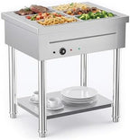 1500W Commercial Food Warmer, Electric Steam Table