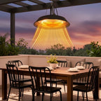 1500W Hanging Patio Heater, Ceiling-Mounted Infrared Heater