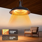 1500W Hanging Patio Heater, Ceiling-Mounted Infrared Heater, alternate view 5