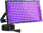 150W Black Lights, Blacklight Flood Light with Plug and Switch, for Glow Party, Halloween, Fluorescent Poster
