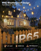 151FT Solar String Lights Outdoor, 48+2 Shatterproof LED Lights, alternate view 3