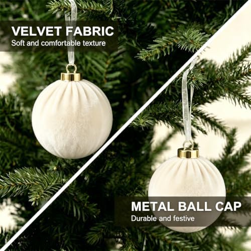 15ct Christmas Ball Ornaments, 3.15" Shatterproof Christmas Tree Decorations, Perfect Hanging Ball for, alternate view 2