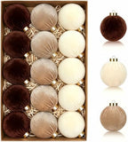 15ct Christmas Ball Ornaments, 3.15" Shatterproof Christmas Tree Decorations, Perfect Hanging Ball for