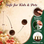 15ct Christmas Ball Ornaments, 3.15" Shatterproof Christmas Tree Decorations, Perfect Hanging Ball for, alternate view 4