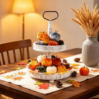 15PCS Fall Pumpkins for Indoor Autume Thanksgiving Home Decor, alternate view 4