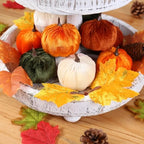 15PCS Fall Pumpkins for Indoor Autume Thanksgiving Home Decor, alternate view 6
