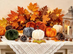15PCS Fall Pumpkins for Indoor Autume Thanksgiving Home Decor, alternate view 7