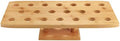 16.3 Inch Natural Bamboo Wide Oblong Food Cone Display Tamaki Stand for Restaurants, Catered Events, Party or