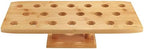 16.3 Inch Natural Bamboo Wide Oblong Food Cone Display Tamaki Stand for Restaurants, Catered Events, Party or