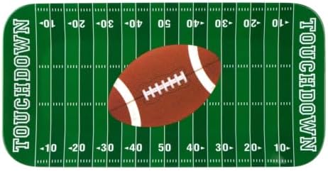 16" Football Field Melamine Platter