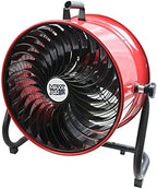 16" High Velocity Turbo Fan with Pivoting Head - Efficient Air Circulation, High-Velocity Drum Fan Ideal for, alternate view