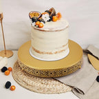16 Inch Cake Stand, Metal Round Cake Stands Set with Modern Design White Dessert Display Cupcake Stands Plates, alternate