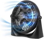 16 Inch High Velocity Floor Fan, Black, CFF16B in Black, alternate view 3